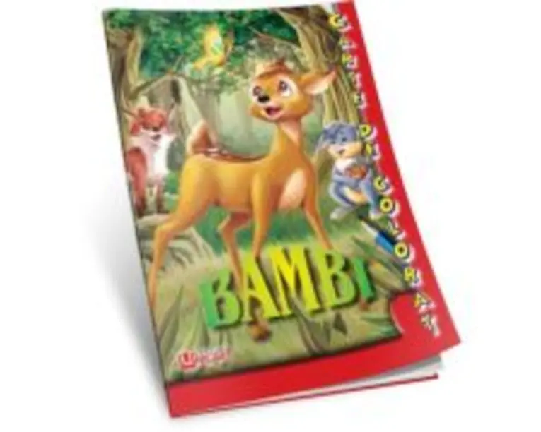 Bambi. Carte de colorat A5