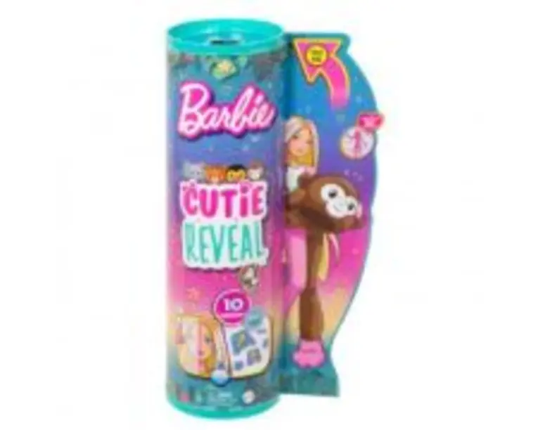 Papusa Barbie Cutie Reveal maimutica
