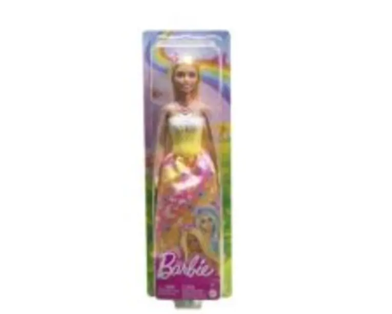 Papusa cu parul blond si galben, Barbie