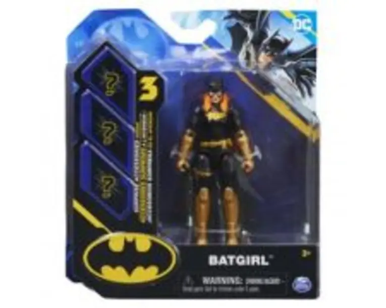 Figurina Batgirl articulata 10 cm cu 3 accesorii surpriza