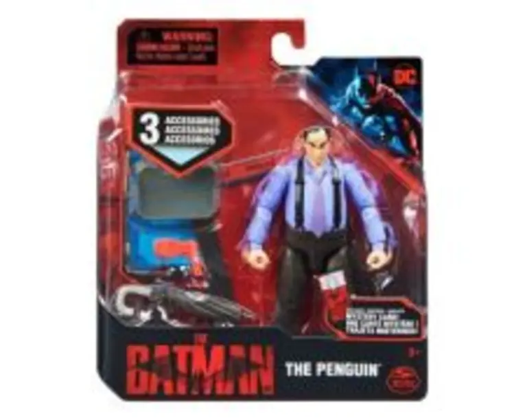 Figurina film Batman Pinguinul 10 cm, Spin Master
