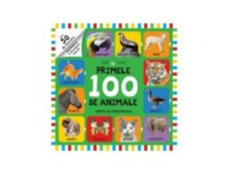Bebe invata. Primele 100 de animale. Carte cu ferestruici