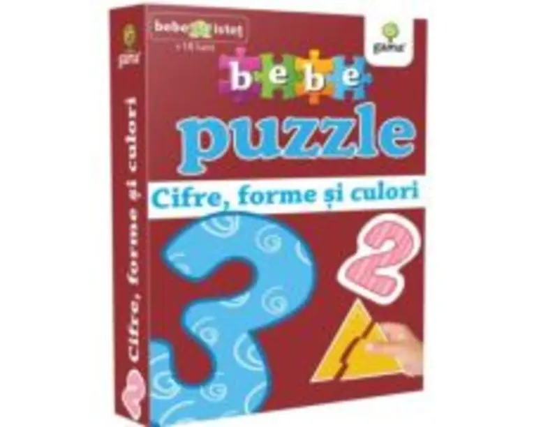 Cifre, forme si culori. Colectia Bebe Puzzle