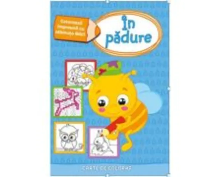 Coloreaza impreuna cu albinuta Bibi! In padure