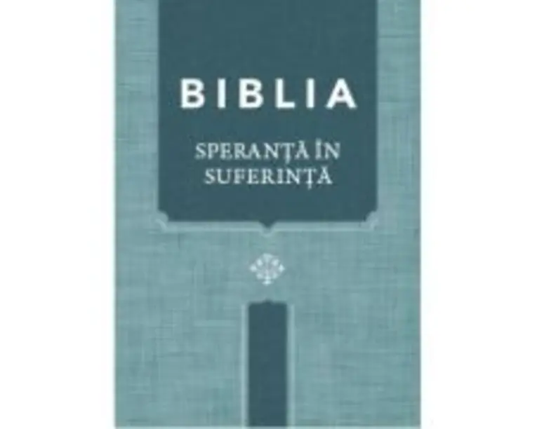 Biblia. Speranta in suferinta, Coperta albastra
