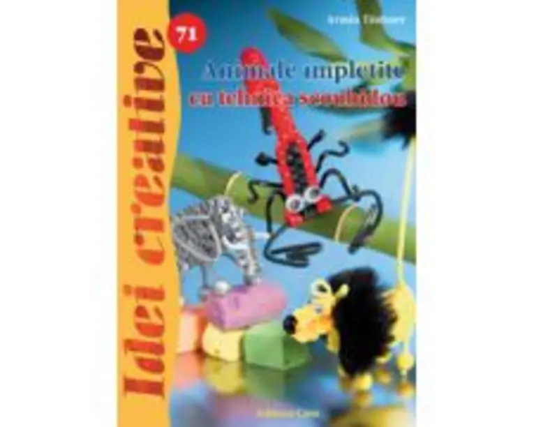 Animale impletite cu tehnica scoubidou