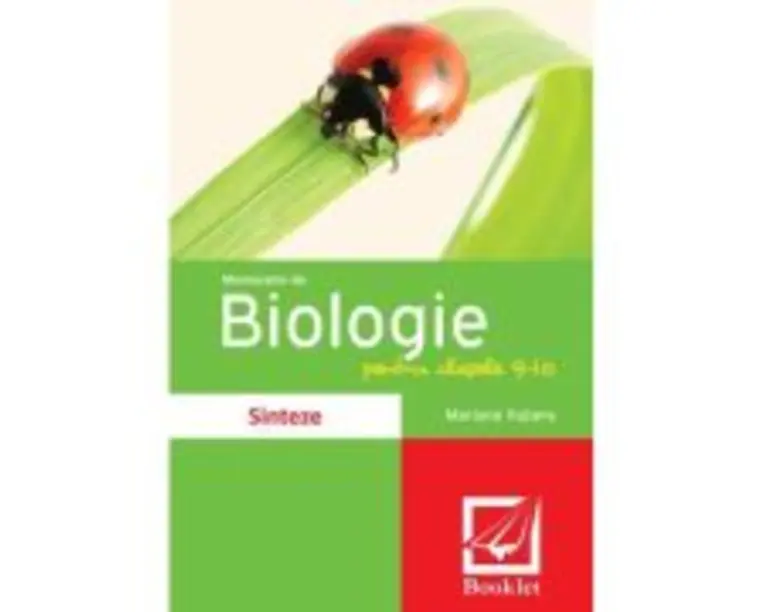 Memorator de biologie clasele 9-10 - Mariana Hutanu