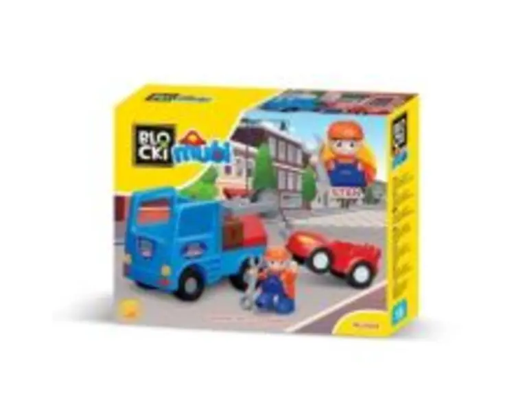 Blocki Mubi. Masina de tractare, 15 piese