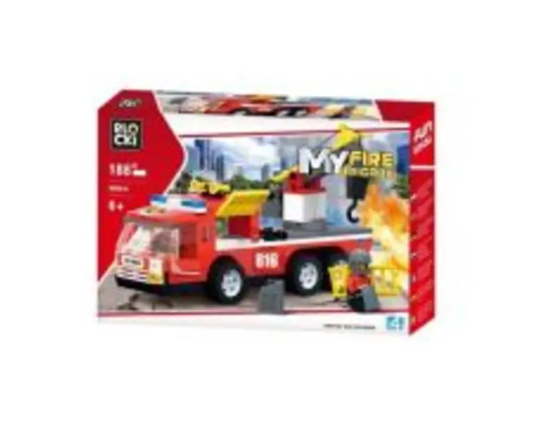 Blocki My Fire Brigade. Masina de pompieri, 188 piese