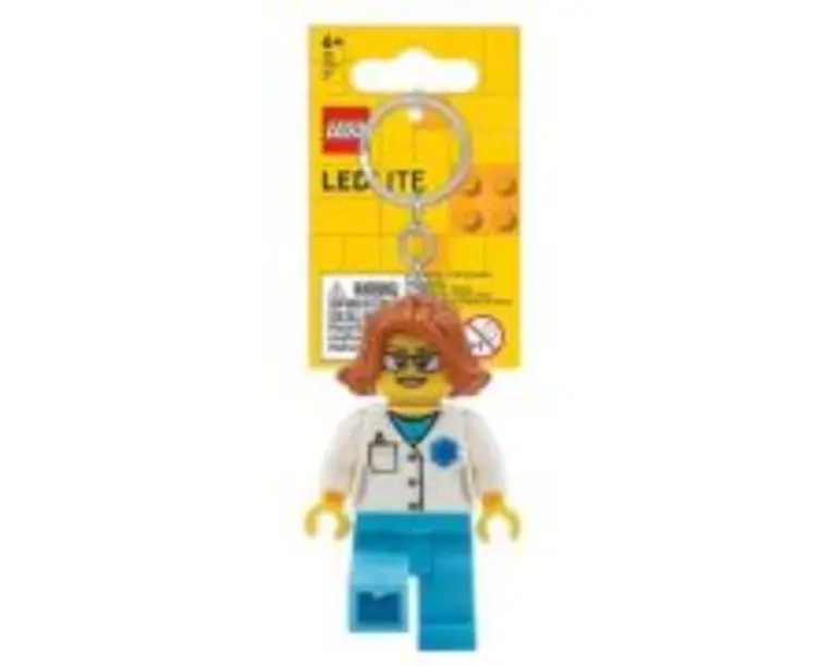 Breloc LEGO Iconic cu Led, Femeie doctor LGL-KE185H