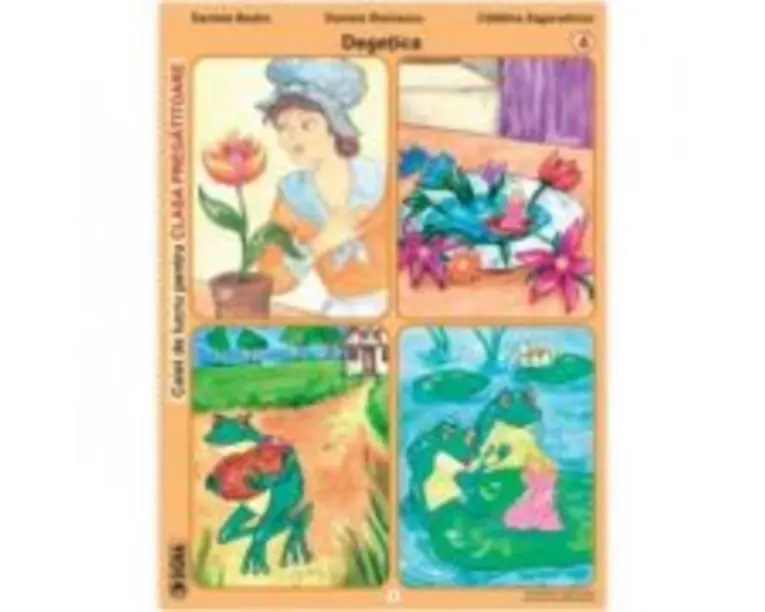 Degetica. Caiet de lucru pentru clasa pregatitoare. Semestrul 1 - Daniela Besliu