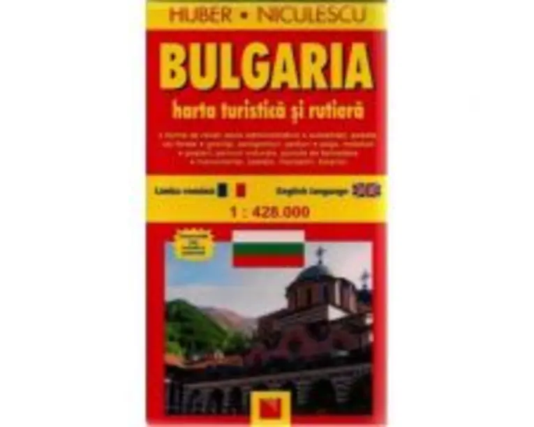 Bulgaria. Harta turistica si rutiera - Huber Kartographie