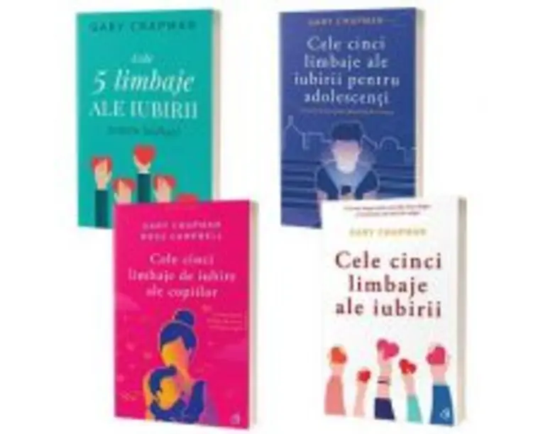 Pachet de 4 carti, autor Gary Chapman. Cele cinci limbaje