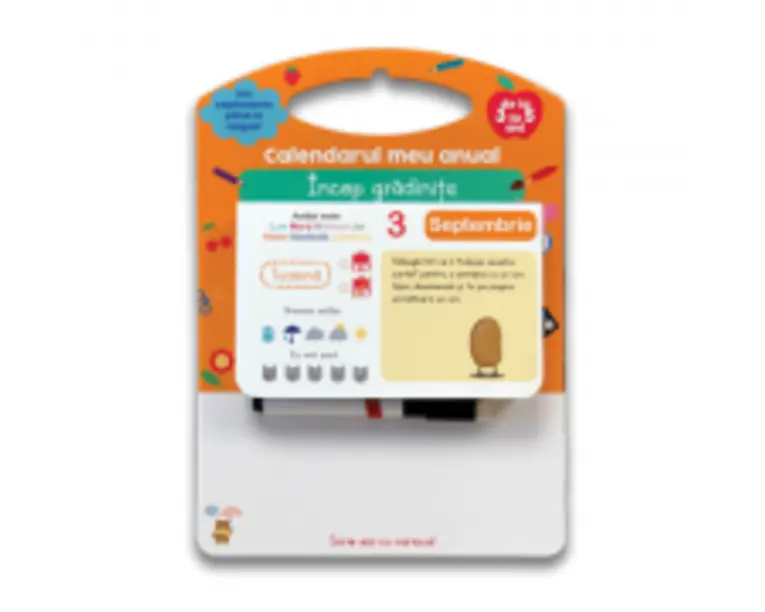 Calendarul meu anual. Incep gradinita, de la 3 la 5 ani - Emmanuelle Polimeni