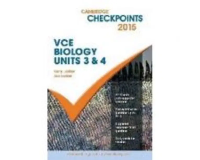 Cambridge Checkpoints VCE Biology Units 3 and 4 2015 - Harry Leather, Jan Leather