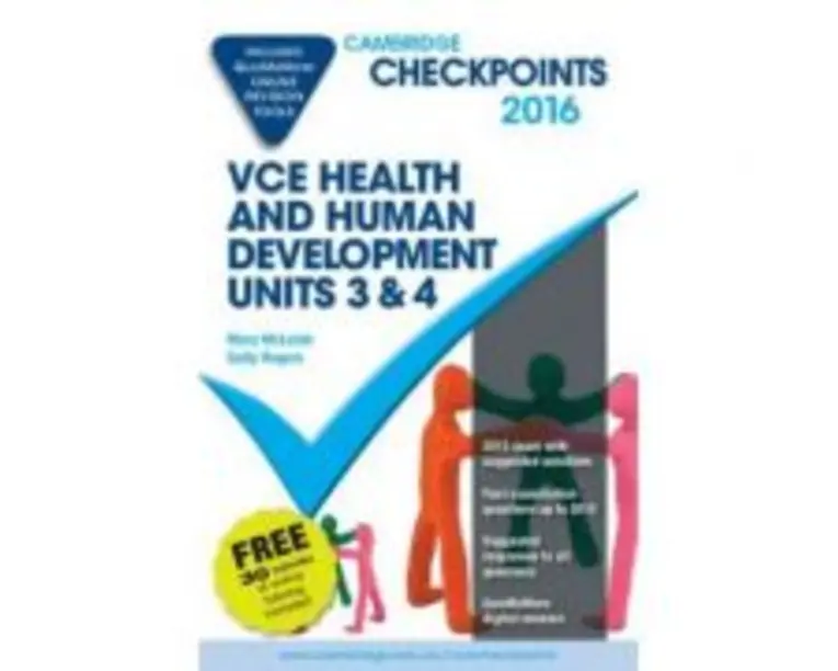 Cambridge Checkpoints VCE Health and Human Development Units 3 and 4 2016 and Quiz Me More - Mary McLeish, Sally Rogers