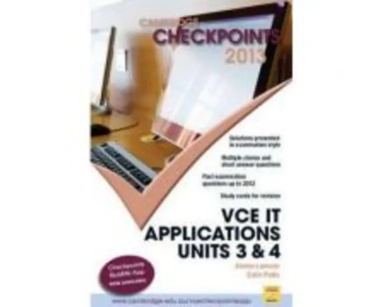 Cambridge Checkpoints VCE IT Applications 2013 - Colin Potts, James Lawson