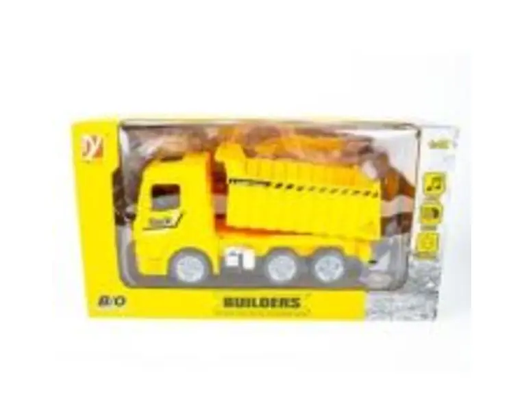 Camion cu frictiune, lumina-sunet, 25x11x12 cm