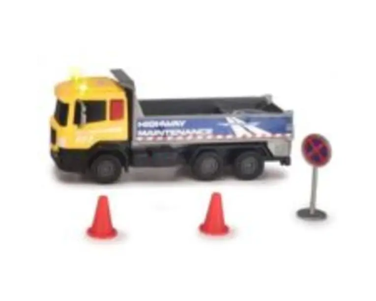 Echipa de utilaje camion cu semne de circulatie 17 cm