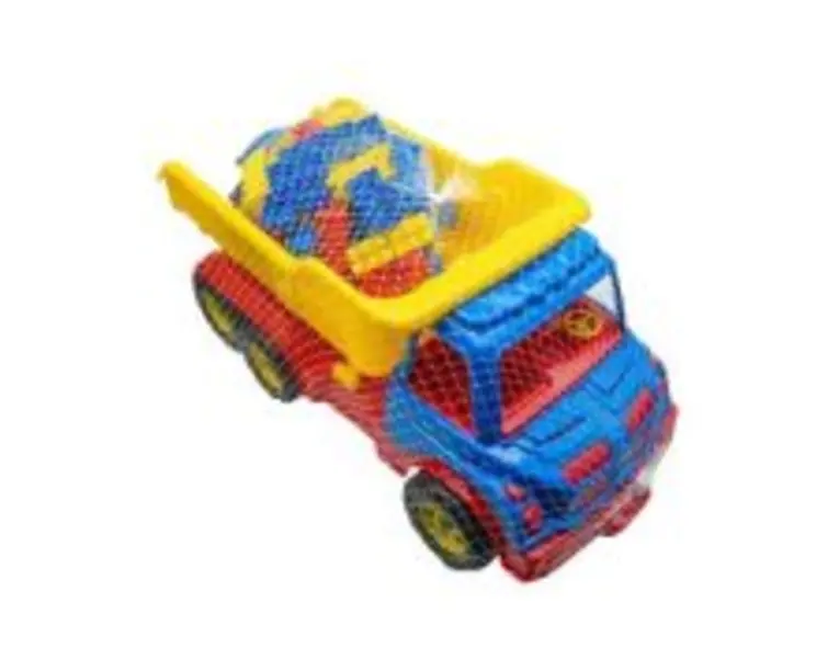 Camion plastic 60 cm + 80 cuburi