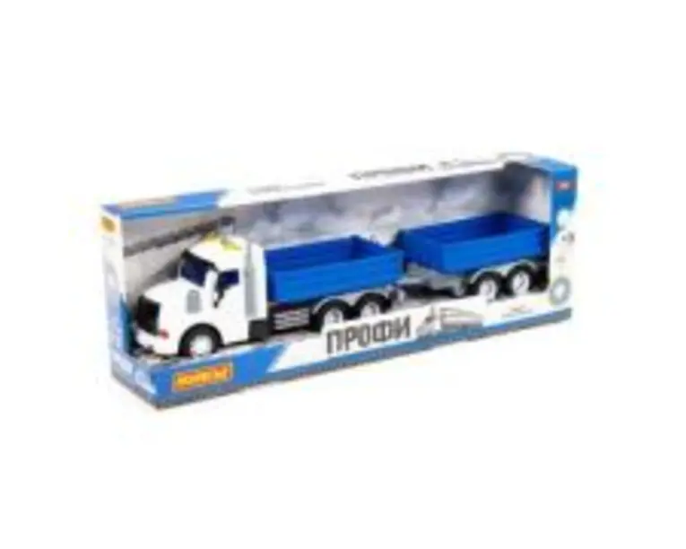 Camion + Remorca, cu lumina si sunet, 53. 5x11. 5x18. 5 cm