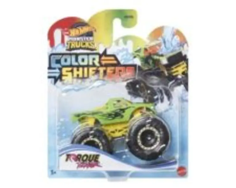 Camion Torque Terror cu culori schimbatoare scara 1: 64, Hot Wheels Monster Truck