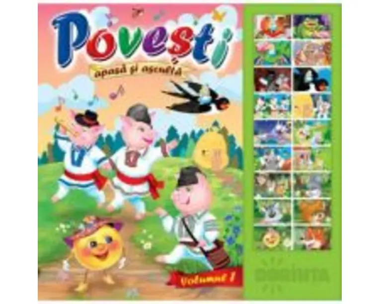 Carte cu sunete. Povesti, volumul 1