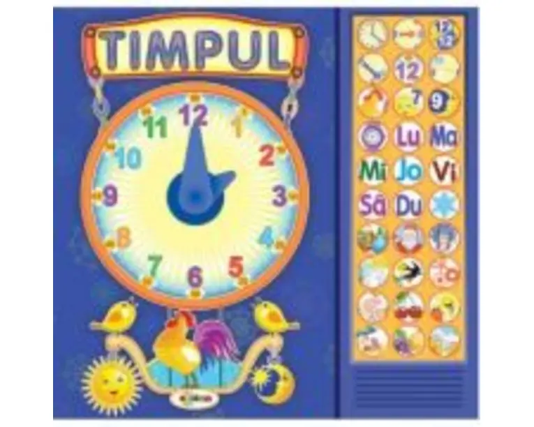 Carte cu sunete. Timpul - Inesa Tautu
