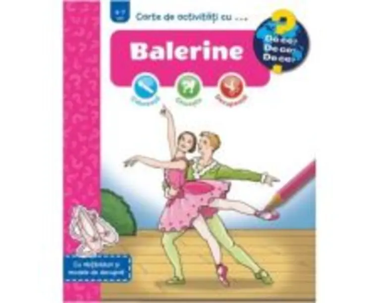Carte de activitati cu... Balerine - Elke Broska