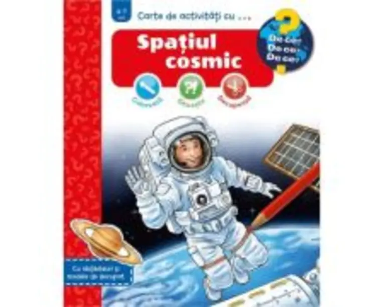 Carte de activitati cu... Spatiul cosmic - Dominique Conte