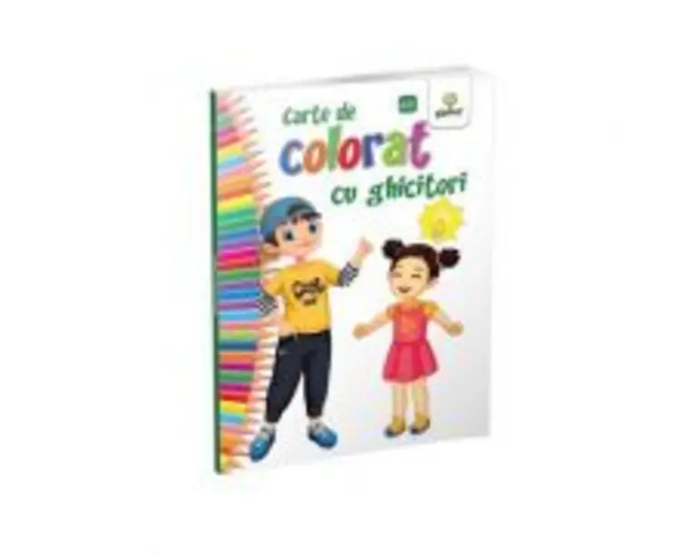 Carte de colorat cu ghicitori