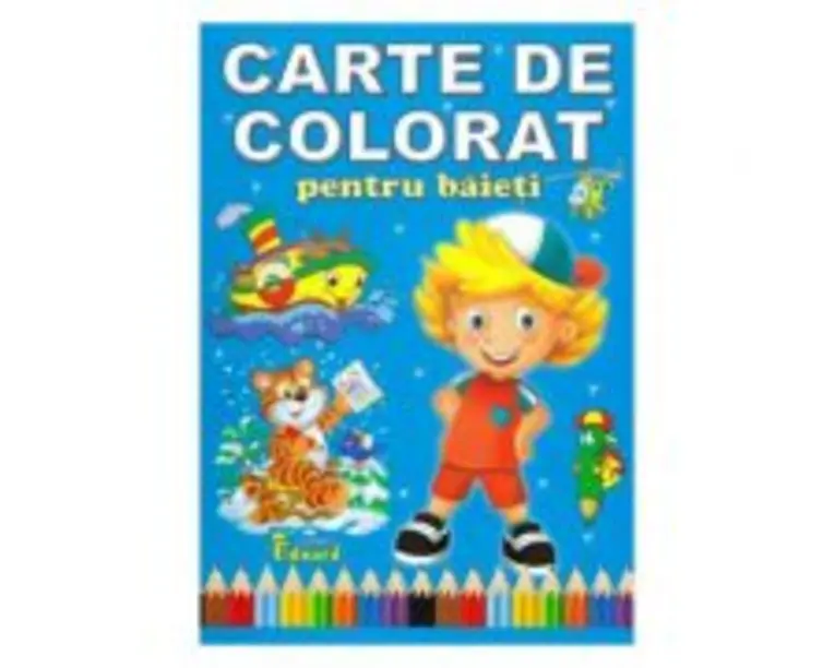 Carte de colorat pentru baieti