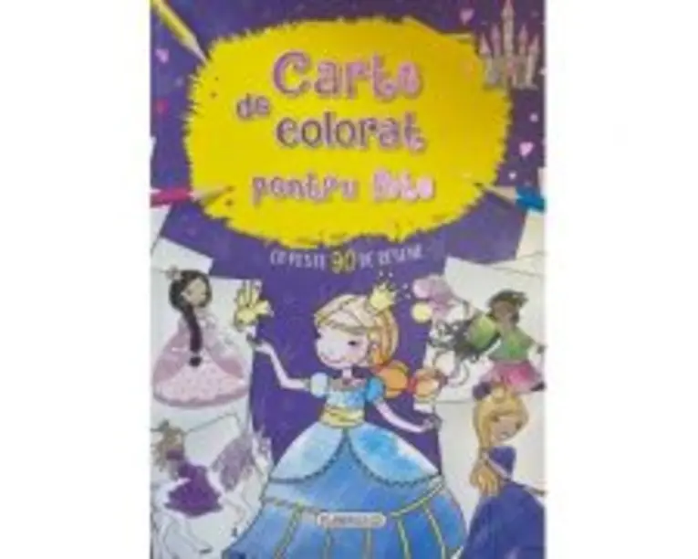 Carte de colorat pentru fete
