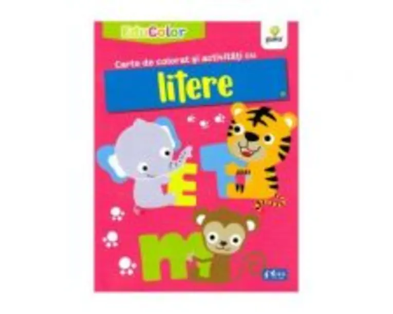 Carte de colorat si activitati cu litere