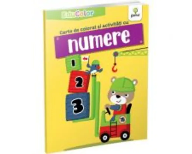 Carte de colorat si activitati cu numere