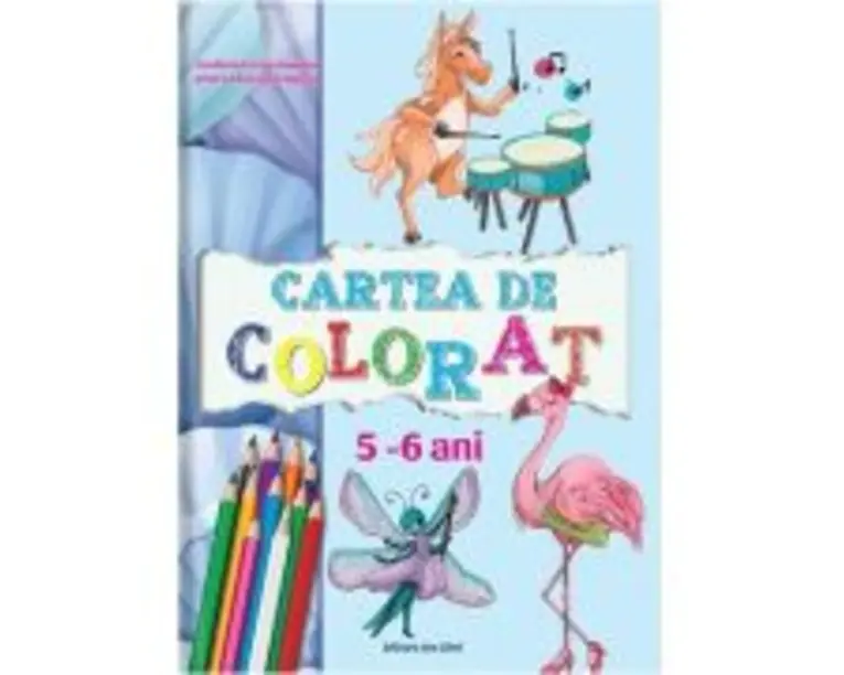 Cartea de colorat 5-6 ani