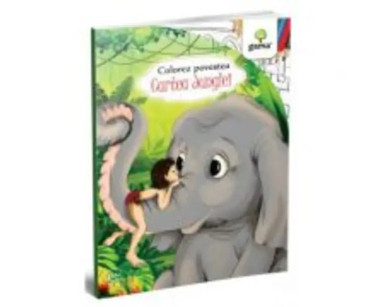 Cartea Junglei. Colorez povestea