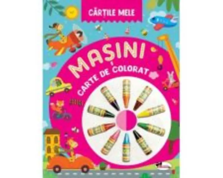 Cartile mele de colorat. Masini
