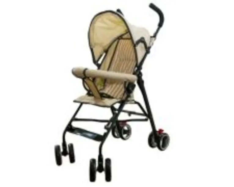 Carucior sport pentru copii, crem