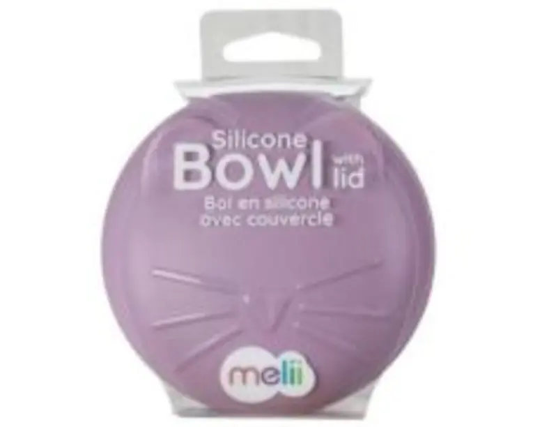 Castronel silicon cu capac, model pisica, Melii