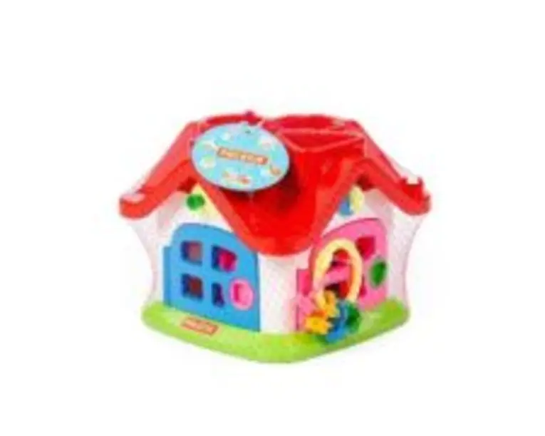 Casuta Educativa, cu forme, 19x19x16 cm