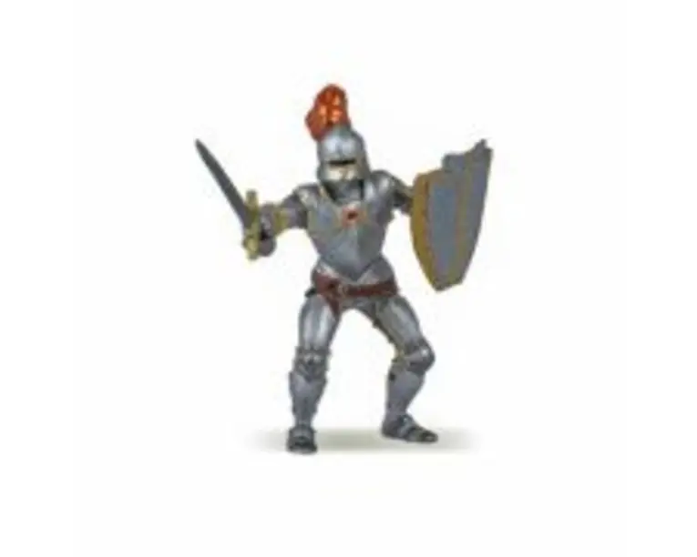 Figurina Papo cavaler in armura rosie