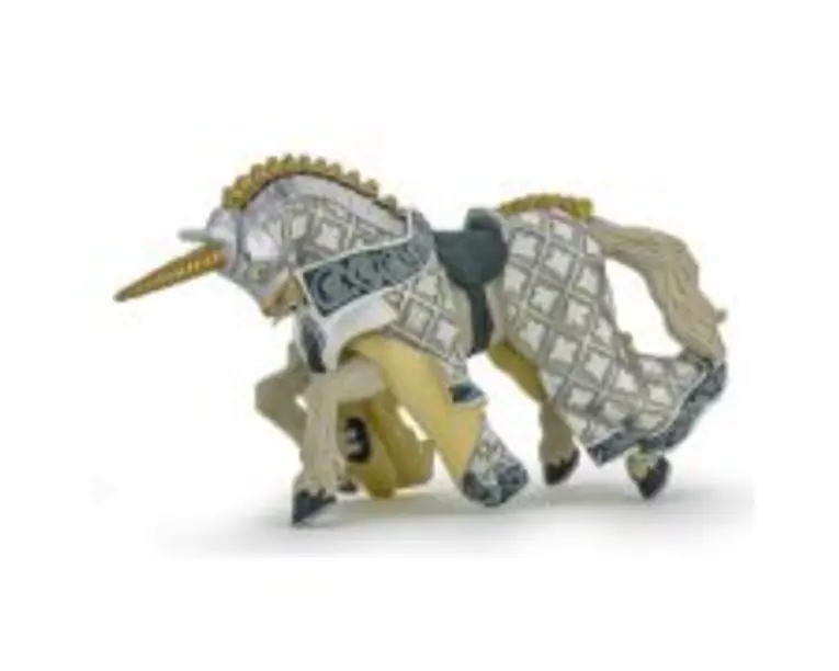 Figurina Calul cavalerului Unicorn, Papo