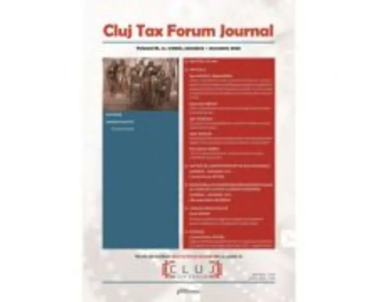 Cluj Tax Forum Journal 6/2020 - Cosmin Flavius Costas