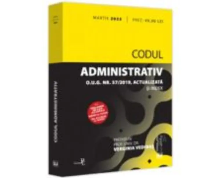 Codul administrativ - martie 2023 - Prof. univ. dr. Verginia Vedinas