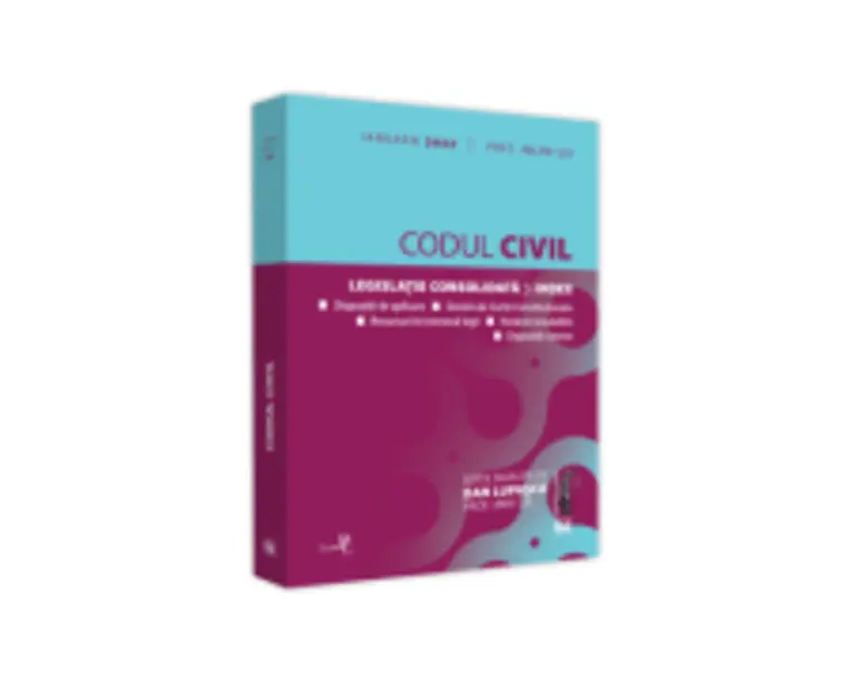 Codul civil. IANUARIE 2022. Editie tiparita pe hartie alba - Prof. univ. dr. Dan Lupascu