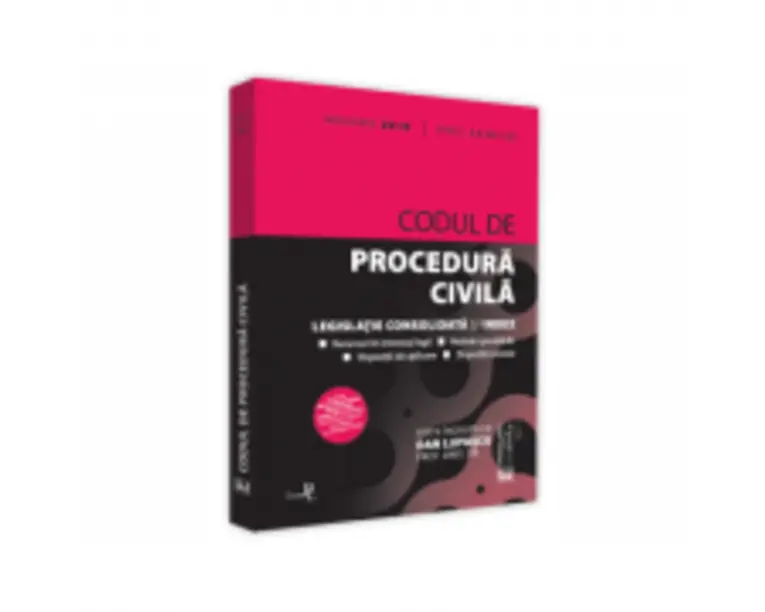 Codul de procedura civila, ianuarie 2019. Editie tiparita pe hartie alba. Legislatie consolidata si index - Dan Lupascu
