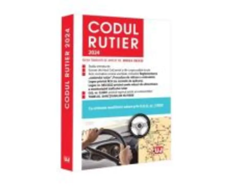 Codul rutier 2024. Editie tiparita pe hartie alba - Av. Mircea Ursuta