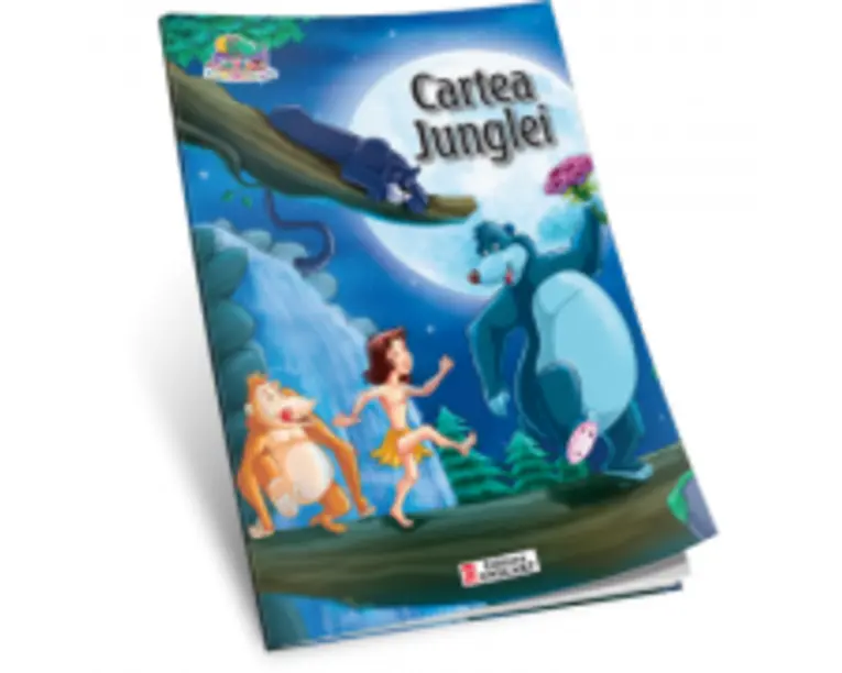 Cartea junglei. Carte de colorat A5 ilustrata