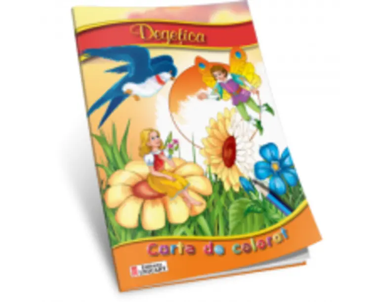 Degetica. Carte de colorat ilustrata A5